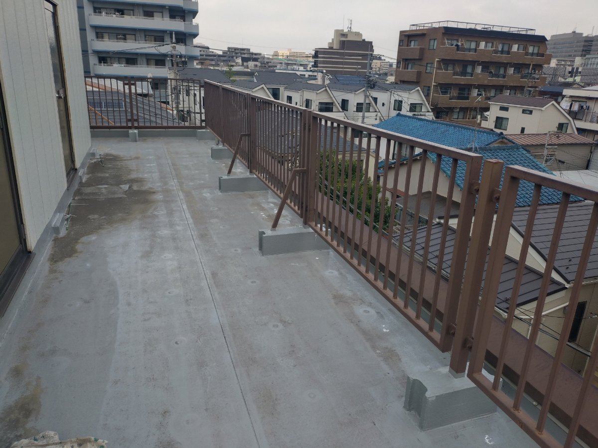 東京都大田区のウレタン防水施工前写真